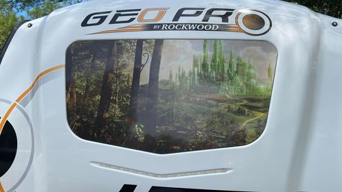 Rockwood GeoPro and E-Pro Front Window Vinyl Decal