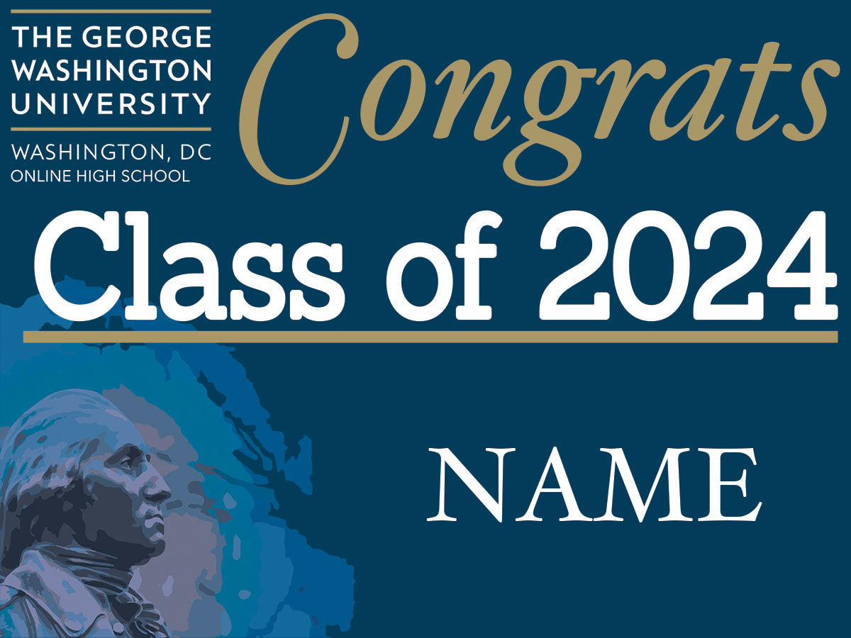 GWUOHS - Class of 2024 Graduation Sign